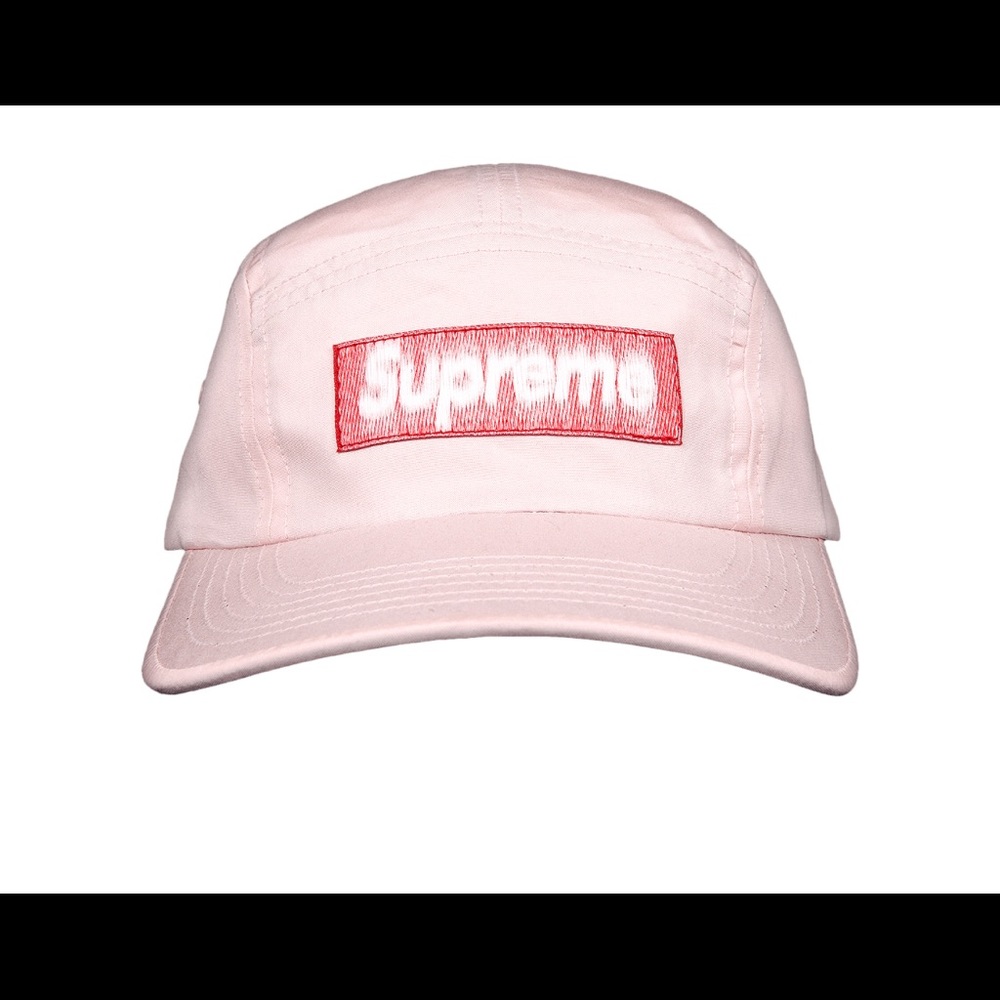 Supreme Reversed Label Camp cap Pink - Picture 1 of 4